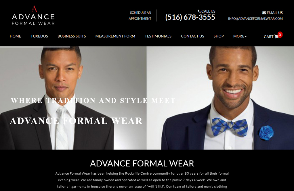 Advance Formal wear